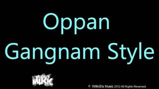 PSY Gangnam Style Instrumental amp Lyrics [upl. by Nitsirt]