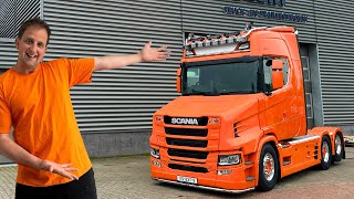 COLLECTING A BRAND NEW SCANIA TCAB FROM VLASTUIN HOLLAND  PT1  truckertim [upl. by Ssor425]