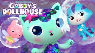 MerCats GIANT Bubbles Counting Game for Kids  GABBYS DOLLHOUSE TOY PLAY ADVENTURES [upl. by Neumark973]