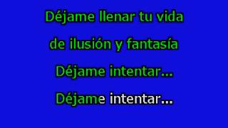 Carlos Mata  Dejame Intentar  Karaoke [upl. by Glennie606]