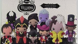 Disney Villains Figural Keyrings Blind Bag Surprise Opening  PSToyReviews [upl. by Mairim]