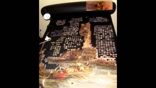 Puzzle 9000 pieces Bombardment of Algiers  left side [upl. by Ahsenet802]