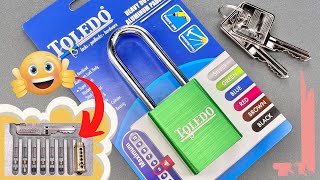 1550 Better Than Expected Toledo 40mm Alum Padlock [upl. by Eniamret137]