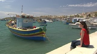 Marsaxlokk fishing village Malta  Getaways BBC1 NI [upl. by Austine]