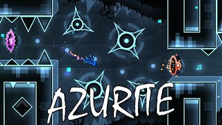 Geometry dash  AZURITE by Sillow 100 EXTREME DEMON [upl. by Arlin]