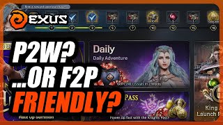 King Arthur Legends Rise  Exploring The Monetization  Is This Game P2W or F2P Friendly [upl. by Eerak]