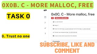 0x0C C  More malloc free ALX 0 Trust no one [upl. by Hara632]