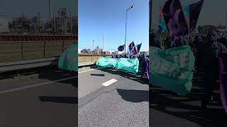 31 8 24 gefilmt beim protest gegen die erweiterung eines LNG Terminals in Rotterdam shorts lngnee [upl. by Enuahs]