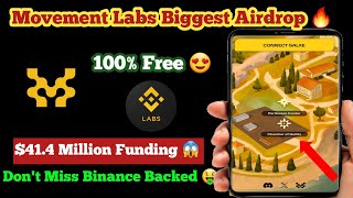 Movement Labs Testnet Airdrop Full Guide New Testnet Airdrop🔥🚀  Movement labs free airdrop 🤑 [upl. by Emelda]