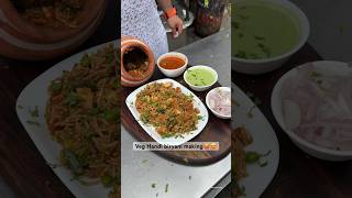 Aapki favourite Biryani kaun si hai veg yh nonveg😍🥵shortsfeed shorts biryani streetfood reels [upl. by Lladnor]