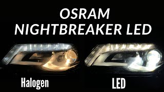 OSRAM LED Nightbreaker  Legales Licht   TEST und EINBAU im Audi A3 [upl. by Anisamot313]