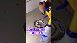 Start to finish Toto Toilet plumbing toilet toto [upl. by Atekihs]