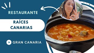 Comida canaria en Moya en Raíces Canarias [upl. by Llehcor]