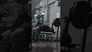 PM SESSIONS GET LOUSY BUT WE WILL GET THE WORK DONE✔️🖤 powerlifting powerliftingindia [upl. by Ekez507]