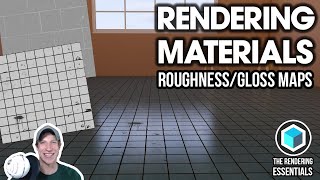 Materials for Rendering  ROUGHNESS AND GLOSS Maps [upl. by Mines]