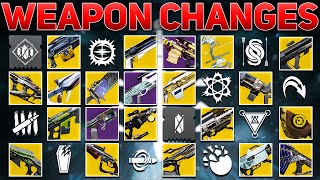 MAJOR Exotic amp Weapons CHANGES IzanagiWitherhoard NERFS  Destiny 2 The Final Shape [upl. by Adnoel]