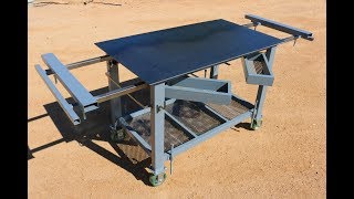 Welding Table  Workbench Build  How To [upl. by Emmit]