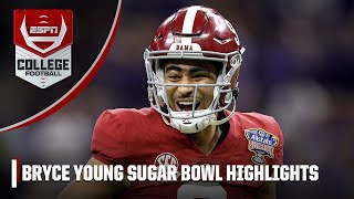 Bryce Young Highlights from the 2022 Allstate Sugar Bowl  ESPN College Football [upl. by Macdonald]