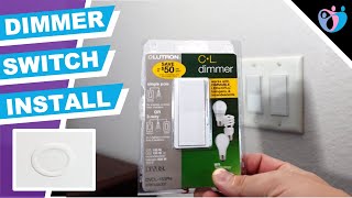 how to install a dimmer switch for recessed lighting [upl. by Ynahpit]