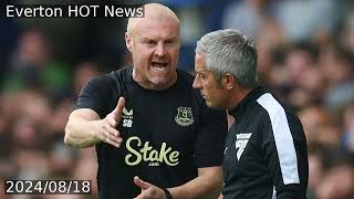 What is the point Sean Dyche blasts VAR penalty decision in Everton defeat to Brighton [upl. by Maidie]