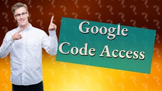 How do I find my 6digit Google code [upl. by Schluter]