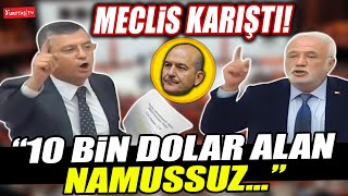 Özgür Özel Süleyman Soyluyu topa tuttu Meclis karıştı quot10 bin dolar alan namussuzquot [upl. by Irtak]