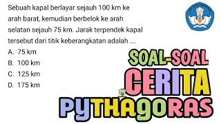 FuLL BAHAS SOAL CERITA TEOREMA PYTHAGORAS‼️ [upl. by Alur]