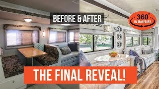 THE FINAL REVEAL Before amp After RV Renovation  RVLOVEs Ultimate RV Makeover Ep 8  DIY Remodel [upl. by Hills]