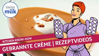 Metas Classics Wie kann man eine gebrannte Crème selber machen  Rezeptvideo  Swissmilk 2010 [upl. by Ranice]