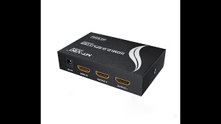 MT SP142 4k 60hz HDMI splitter 1 in 2 out [upl. by Anbul]