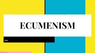 SDAGC and the Ecumenical Movement [upl. by Castera]