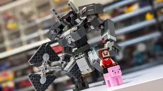 Lego Ferrous Wroughtnaut Mowzies Mobs Minecraft Mondays S1 Ep 14 [upl. by Gypsie]