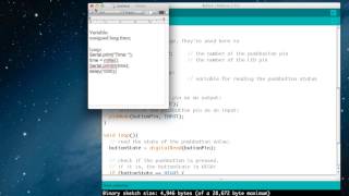 Arduino Tutorial  Using the serial monitor [upl. by Eelatsyrc]