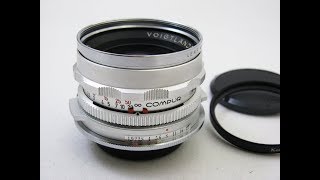 Voigtlander SEPTON 50mmF2 DKL  M42 Mount Adapter [upl. by Salesin]