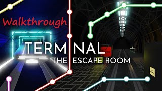 Roblox Terminal Escape Room Chapter 1 Walkthrough [upl. by Schuler]