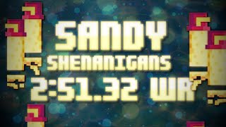 Crossy Road Castle Sandy Shenanigans WR Speedrun 25132 [upl. by Brynna]