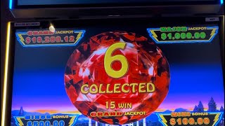 OCR Slots chasing 100000 Maxed Major Jackpot lightning link at Choctaw Casino Pocola Oklahoma [upl. by Hakaber473]