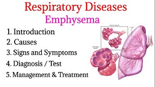 Emphysema  definition causes signs and symptoms diagnosis and treatment  Respiratory diseases [upl. by Lledo]