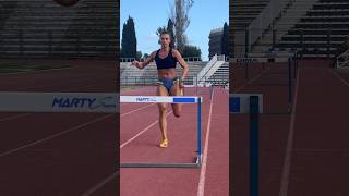 Training Hurdle technique hurdle athlete shorts [upl. by Nylde]