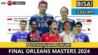 YOH JUARA UMUM JADWAL FINAL ORLEANS MASTERS 2024 START 1700 WIB [upl. by Bacchus]