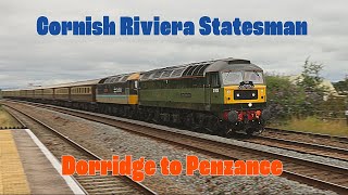 Cornish Riviera Statesman through Dawlish [upl. by Yemac]