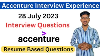 Accenture Interview Experience 2023 for Freshers  Accenture Interview Question and Answers [upl. by Yaya]