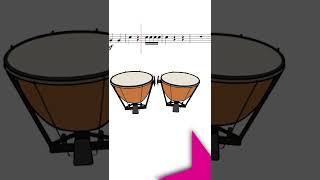 TIMPANI MOMENTS – Beethoven Symphony No 3 – I Allegro con brio shorts [upl. by Yr]