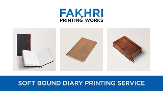 Diary Printing Service  Soft Bound [upl. by Eynenihc]