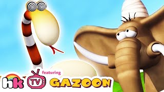 Gazoon Snake Charming  Funny Animals Cartoons By HooplaKidz TV [upl. by Mehta201]