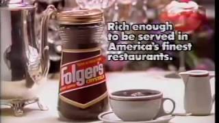 Folgers Crystals ad  1982 [upl. by Boonie]