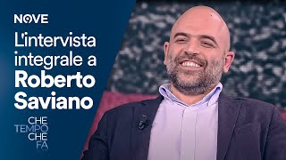 Che Tempo Che Fa  Lintervista integrale a Roberto Saviano [upl. by Tnias340]