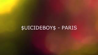 UICIDEBOY Lyrics  Paris [upl. by Renaldo]