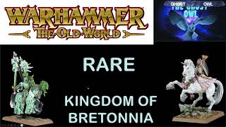 Warhammer The Old World Bretonnia Faction Focus Rare [upl. by Phelgon728]