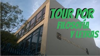 TOUR COMPLETO POR LA FACULTAD DE FILOSOFÍA Y LETRAS UNAM [upl. by Padraig]